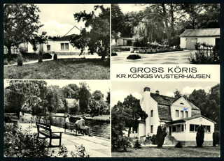 AK   Groß Köris ( Kreis königs Wusterhausen ) : Betriebsferienheim VEB Wohnungsverwaltung Berlin - Friedrichshain
