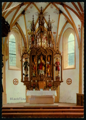 AK    Kirche St. Nikolaus : Buchberg - Ebbs : Spätgotischer Altar